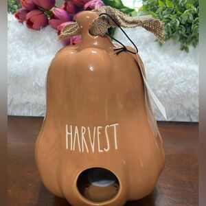 Fall ceramic Rae Dunn pumpkin.